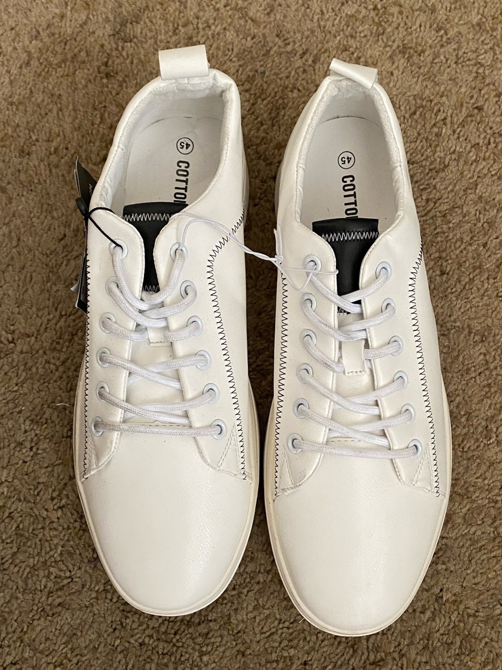 White Cotton On Sebastian Trainer Men’s Size 12 Sneakers